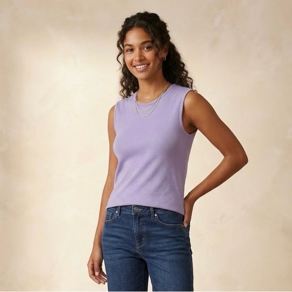 NWB Casuals Tops - NWB Casuals Women’s Lavender Sleeveless Knit Tank Top